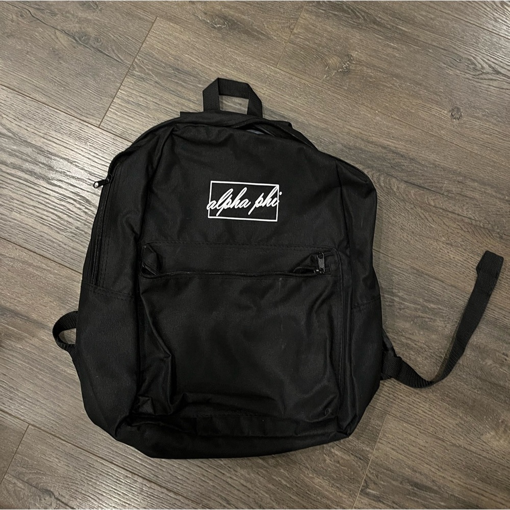Black Alpha Phi Backpack - image 1